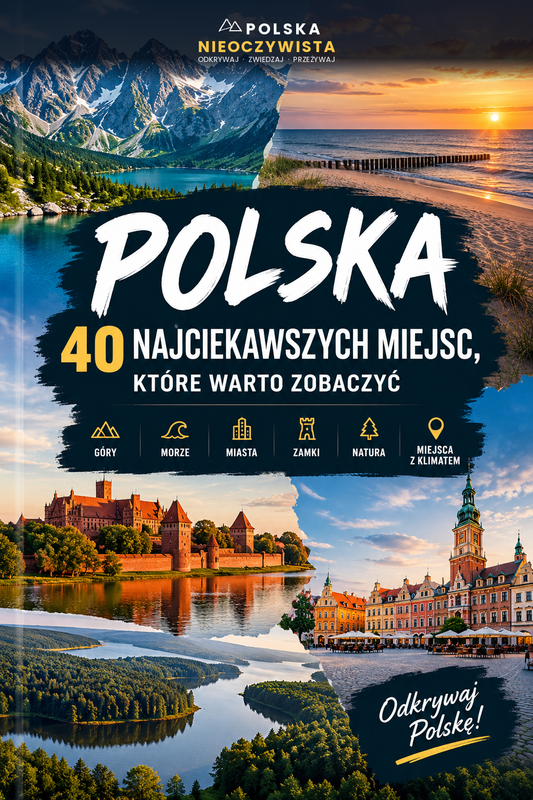 POLSKA NIEOCZYWISTA — 40 najciekawszych miejsc, które warto zobaczyć